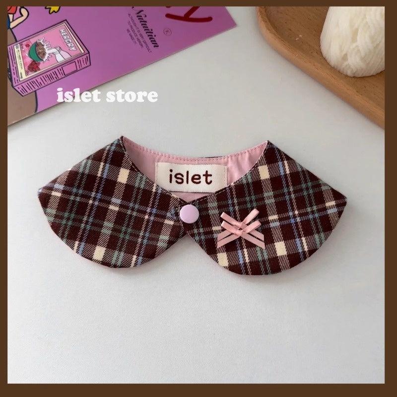 islet store® Plaid Pet Bib / Shawl - KIKOPALS