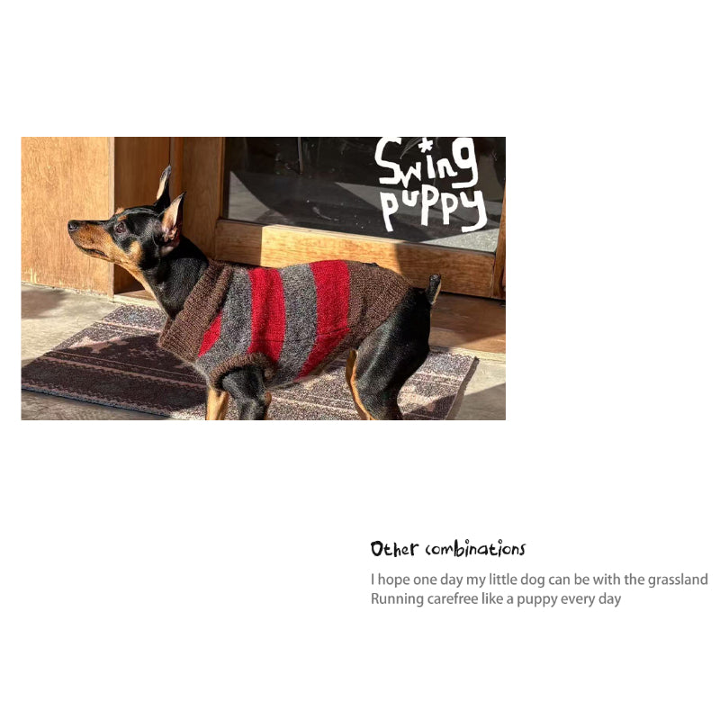 Swingpuppy® Dog Mohair & Wool Long-Pile Sweater