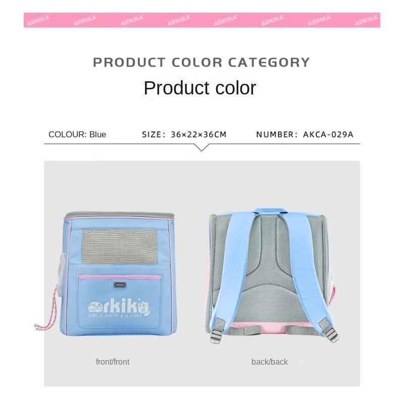 ARKIKA® Pink Multifunctional Pet Backpack - KIKOPALS