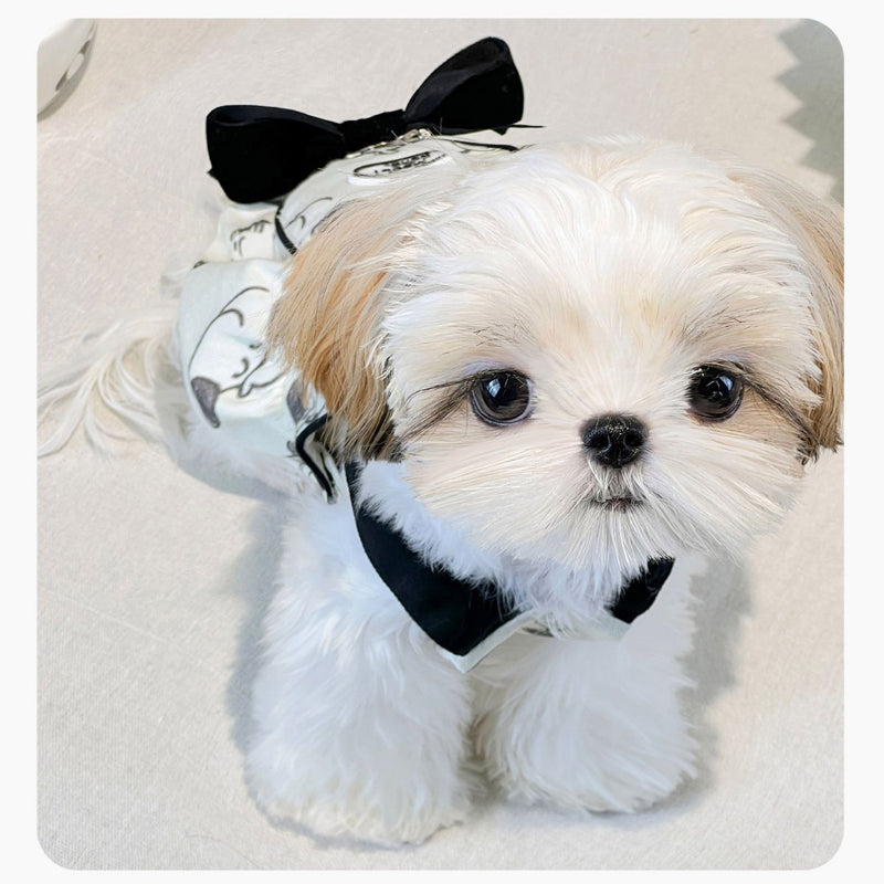 MooliBang® B&W Sleeveless Vest for Dogs