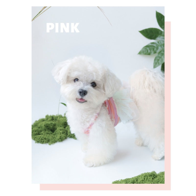 MARSHMALLOW® Sweetheart Stripe Dress for Dogs – Pink/Brown