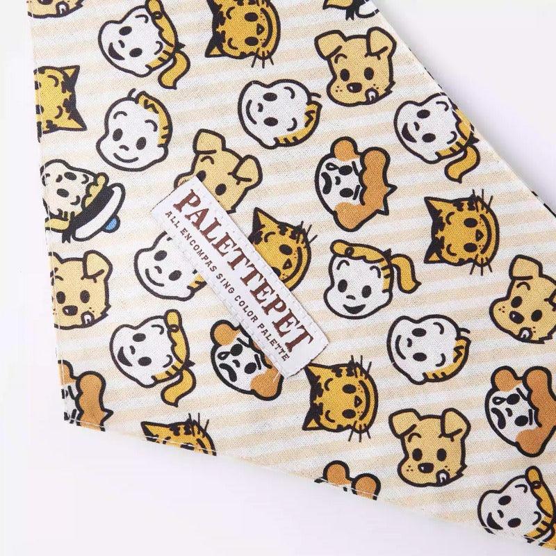 PalettePet® Retro Cartoon Harajuku Bandana - KIKOPALS