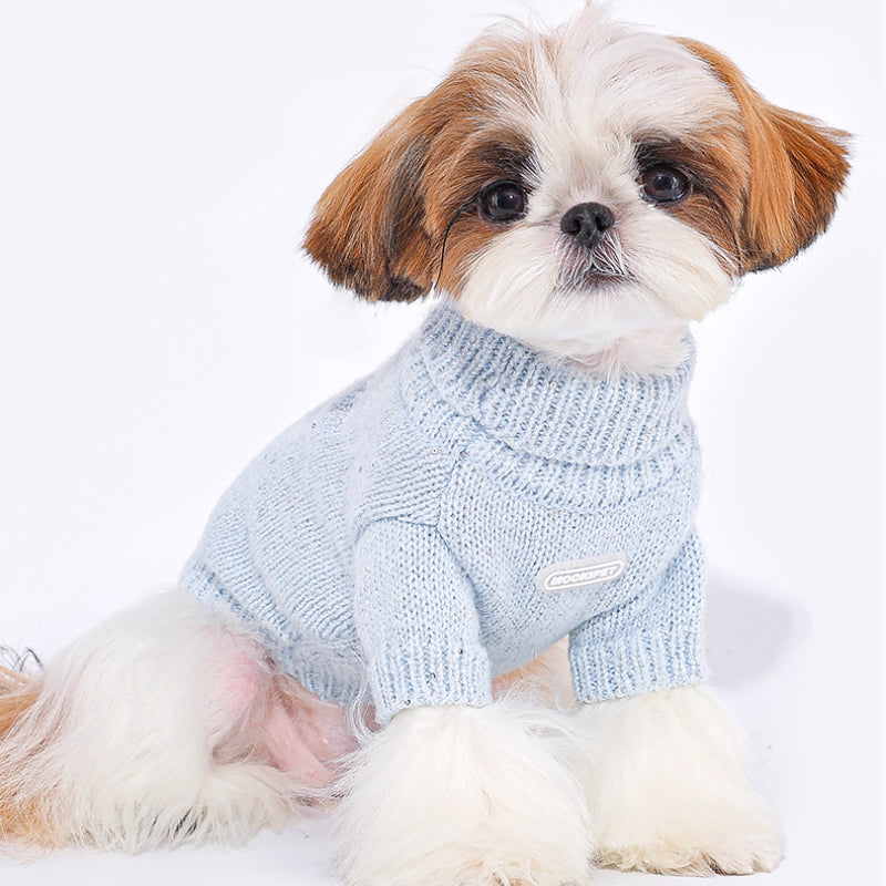 MookiPet® Sequined Turtleneck Sweater for Dogs
