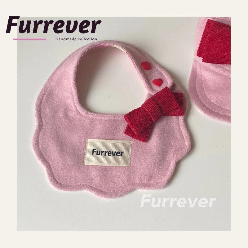 Furrever® Pink Cloud Bow Pet Bib - KIKOPALS