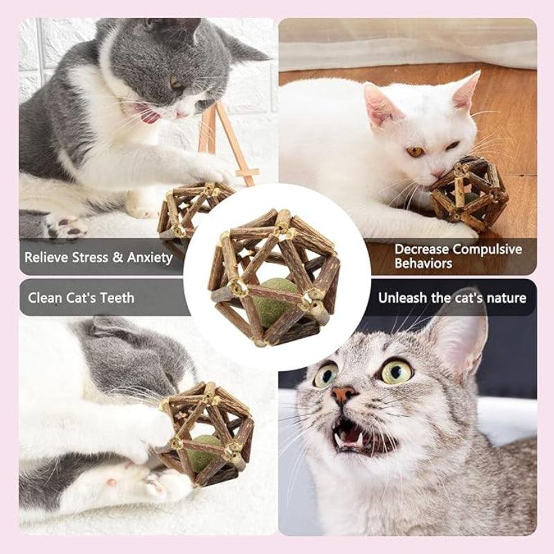 KIKOPALS® Silvervine & Catnip Ball (3PCS) - KIKOPALS