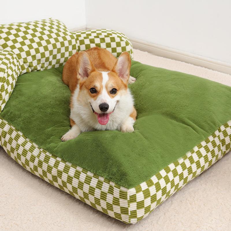 Tianyuan Pet® Checkerboard Pet Sofa - KIKOPALS