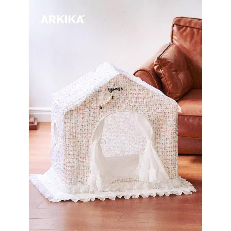 ARKIKA® Pink Pet Tent Bed - KIKOPALS