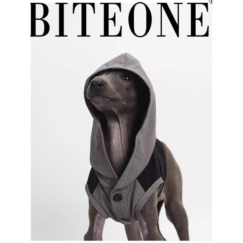BITEONE® Black/Gray Dog Hoodie - KIKOPALS