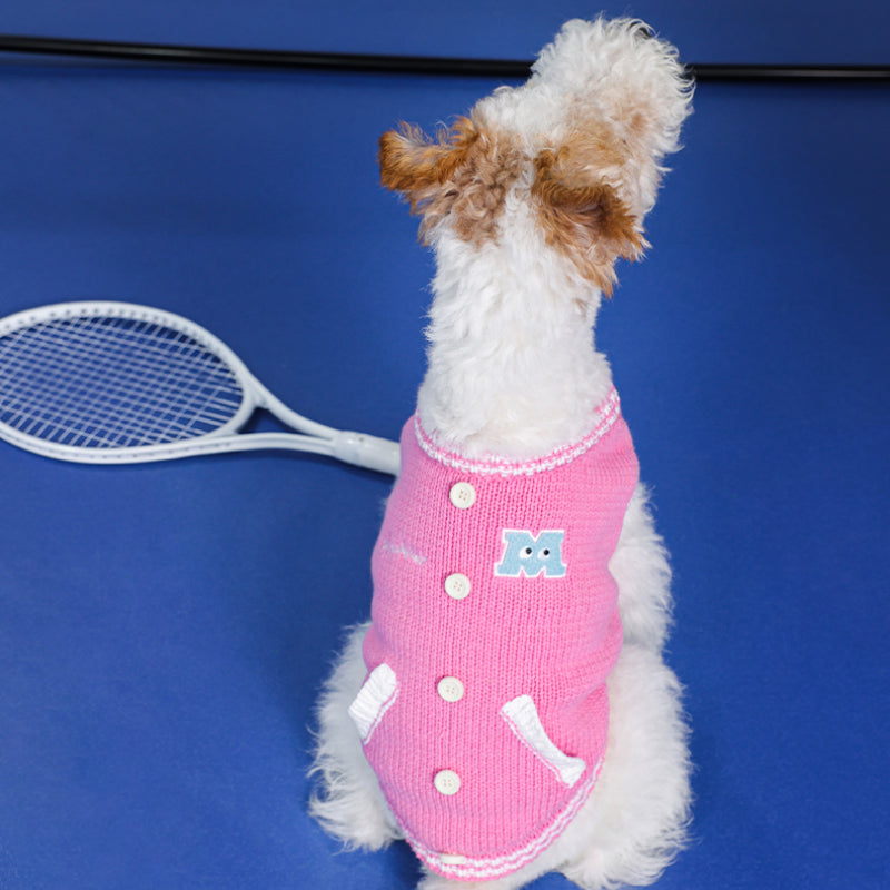 MookiPet® Pink Baseball Sports Vest for Dogs