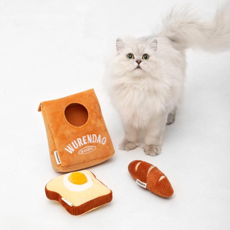 WURENDAO® Bread-Shaped Cat Toy - KIKOPALS