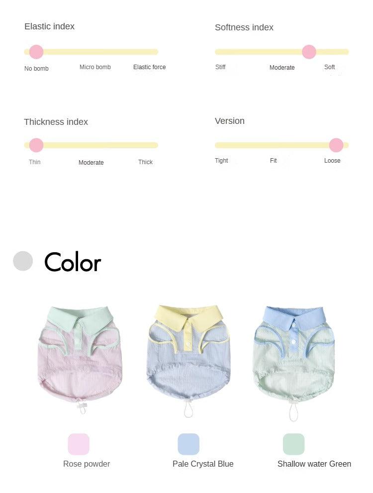 LazyEazy® Colorblock Waterproof Pet Polo Vest - KIKOPALS