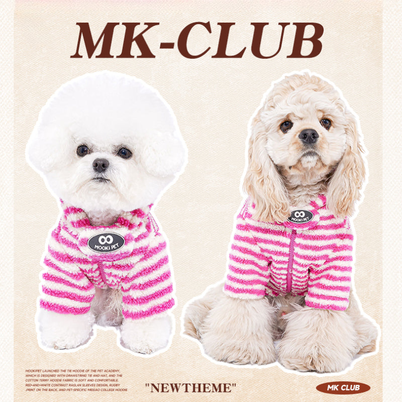 MookiPet® Rose Pink Little Elf Lamb Hair Coat for Dogs & Cats