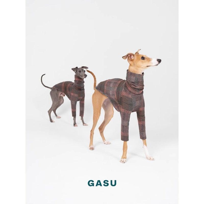 GASU® Pink and Brown Gingham Dog Apparel - KIKOPALS