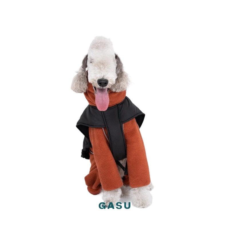 GASU® Reversible Plush Dog Jumpsuit - KIKOPALS