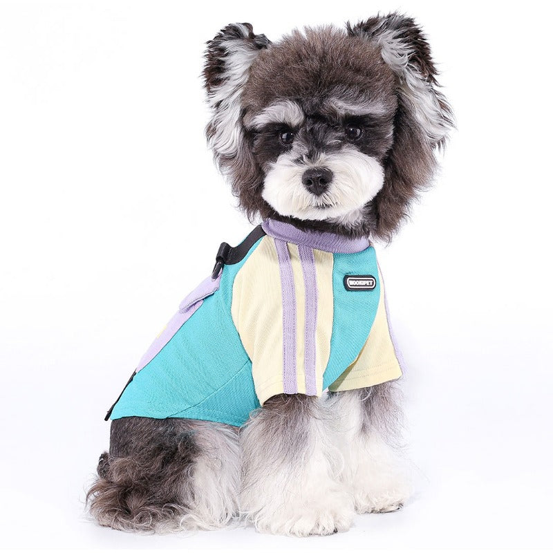 MookiPet® Functional Pocket Contrast T-Shirt for Dogs