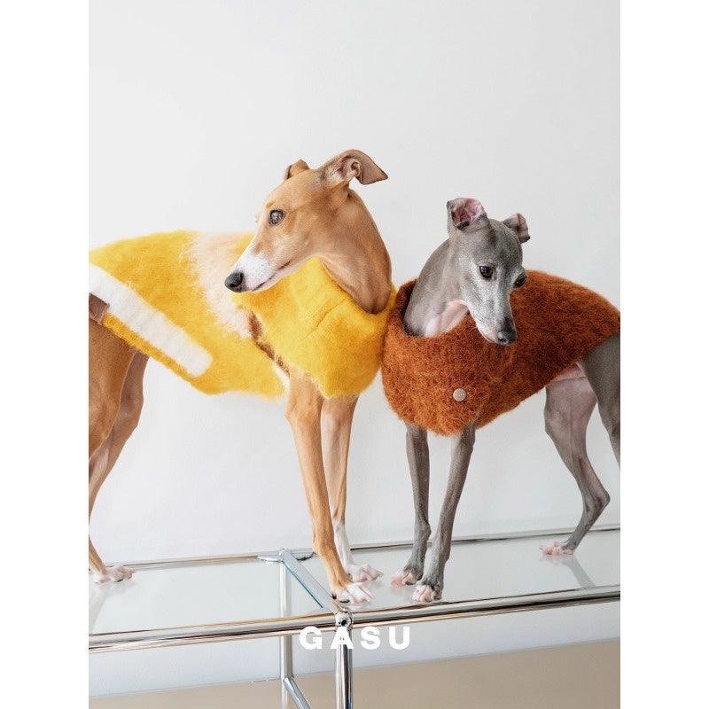 GASU® Bud Yellow Dog Knitted Sweater Vest - KIKOPALS