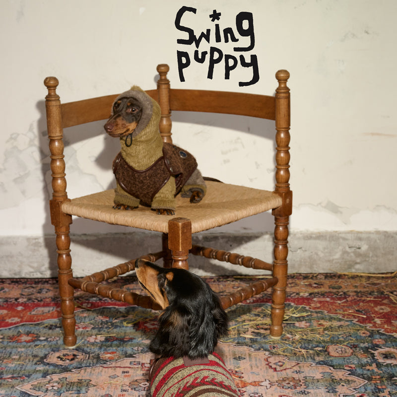 Swingpuppy® Dog Winter Knit Coat with Mink-Like Fleece