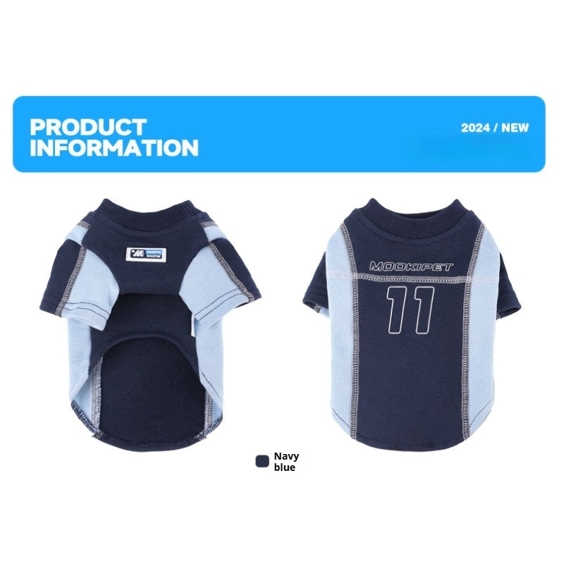 MookiPet® Navy Blue Pet Sweatshirts for Dogs & Cats