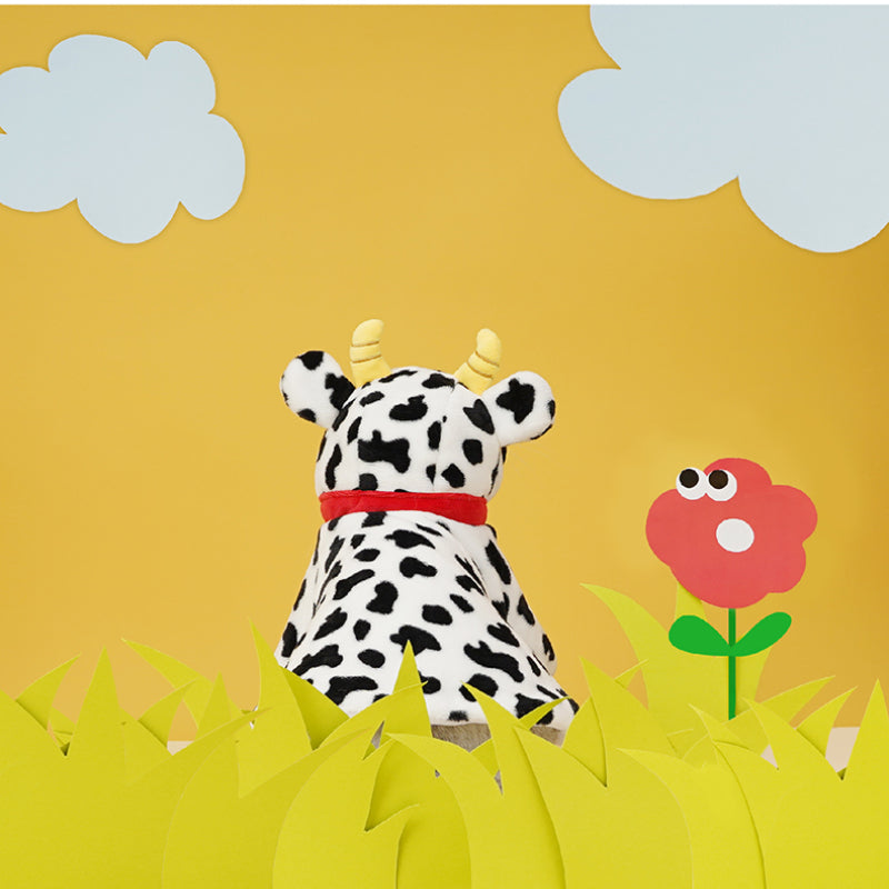 ZEZE® Cow Print Poncho for Cats & Small Dogs