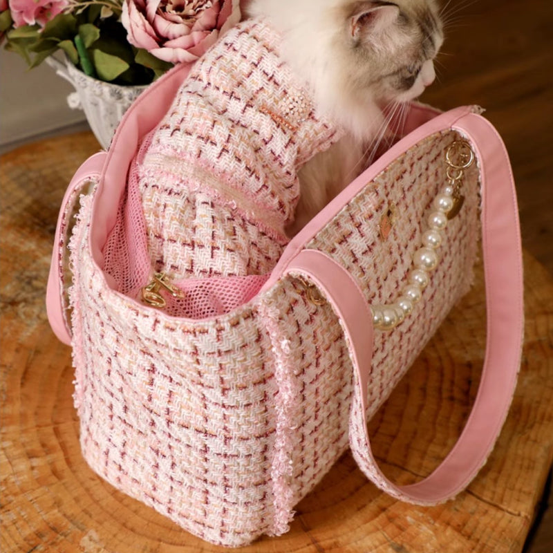ARKIKA® Chanel-Style Pet Carrier Bag