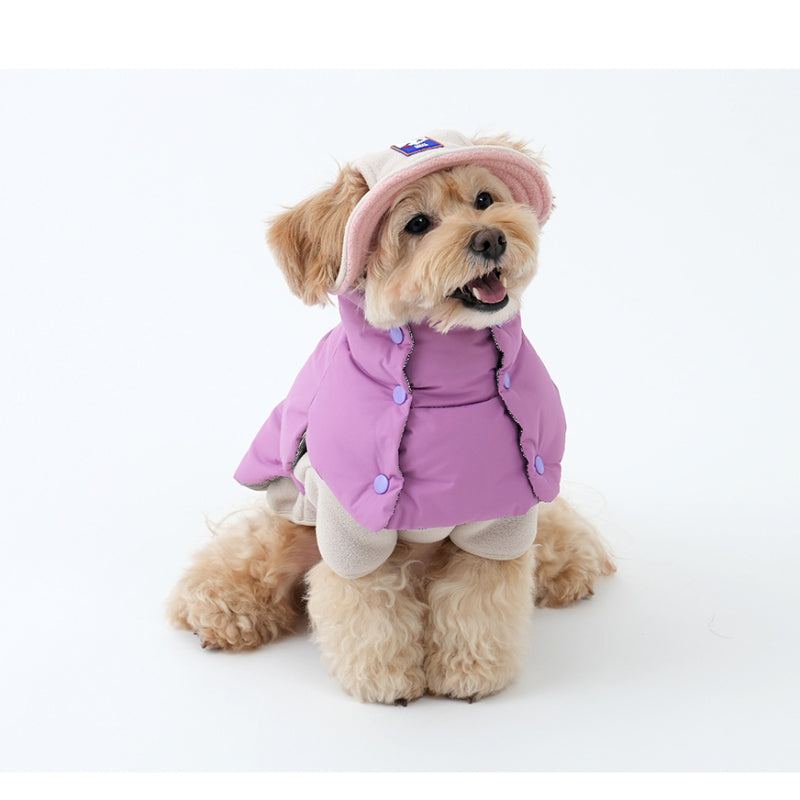 PuppyGallery® Aurora Fleece Fisherman Hat for Small to Medium Dogs