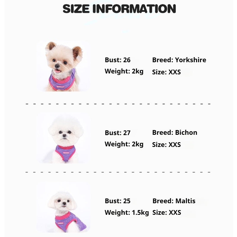 MookiPet® Purple Pet Vest for Dogs