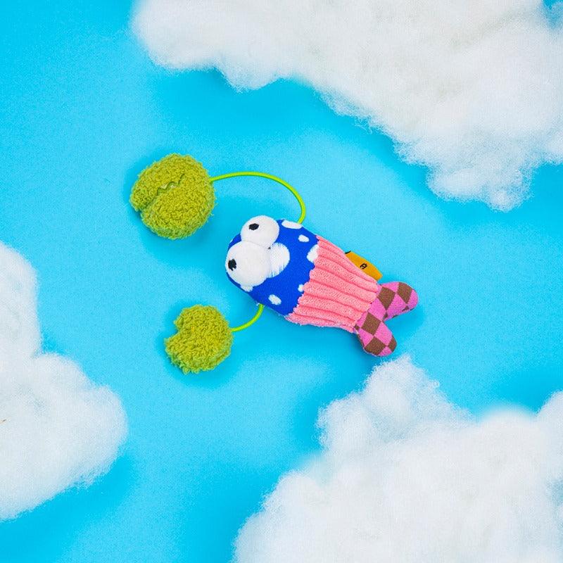 PETSVILLE® Ocean-Themed Feather Cat Toy - KIKOPALS