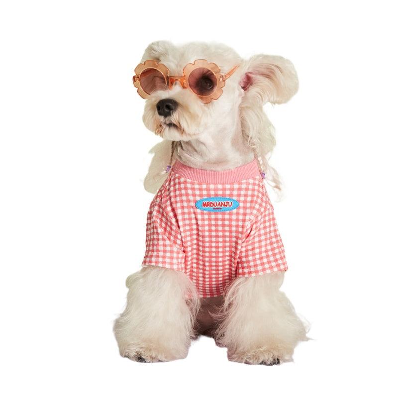 KIKOPALS® Plaid Pet T-Shirt - KIKOPALS