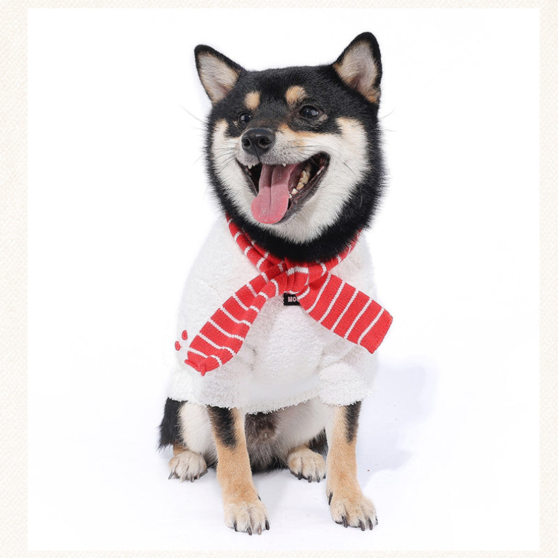 MookiPet® Snowman Scarf Sweater for Dogs