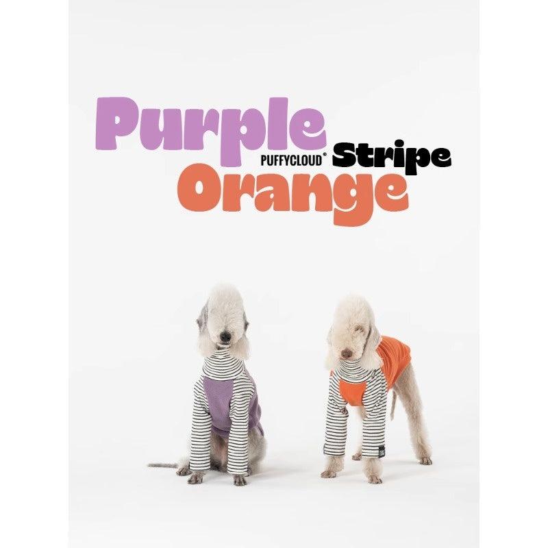 PUFFYCLOUD® Striped Dog Two-Legged Top - KIKOPALS
