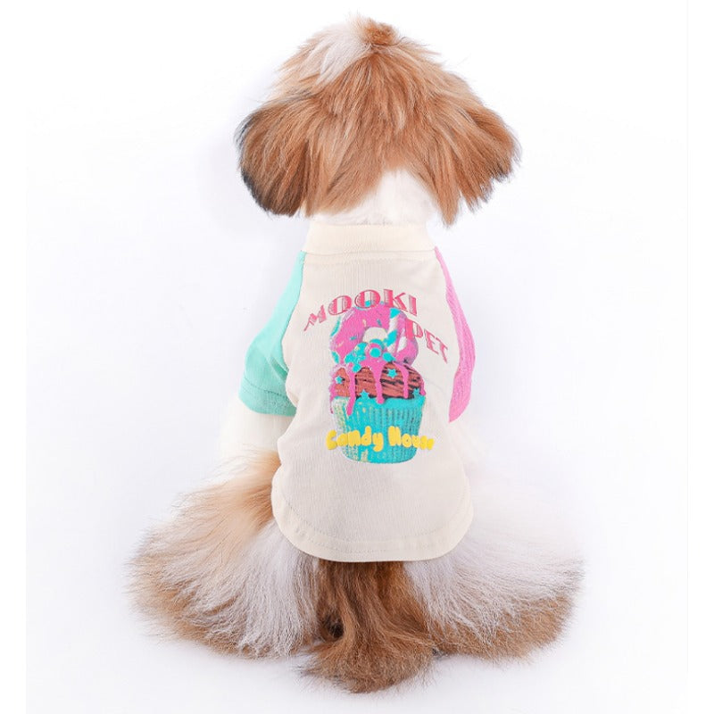 MookiPet® Beige Donut T-Shirt for Dogs