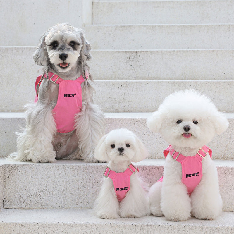MookiPet® Pink Cargo Vest for Dogs