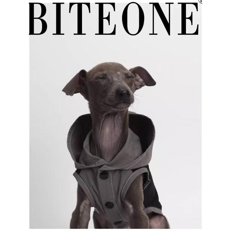 BITEONE® Black/Gray Dog Hoodie - KIKOPALS