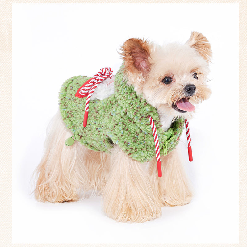 MookiPet® Christmas Gift Box Warm Vest for Dogs - Green