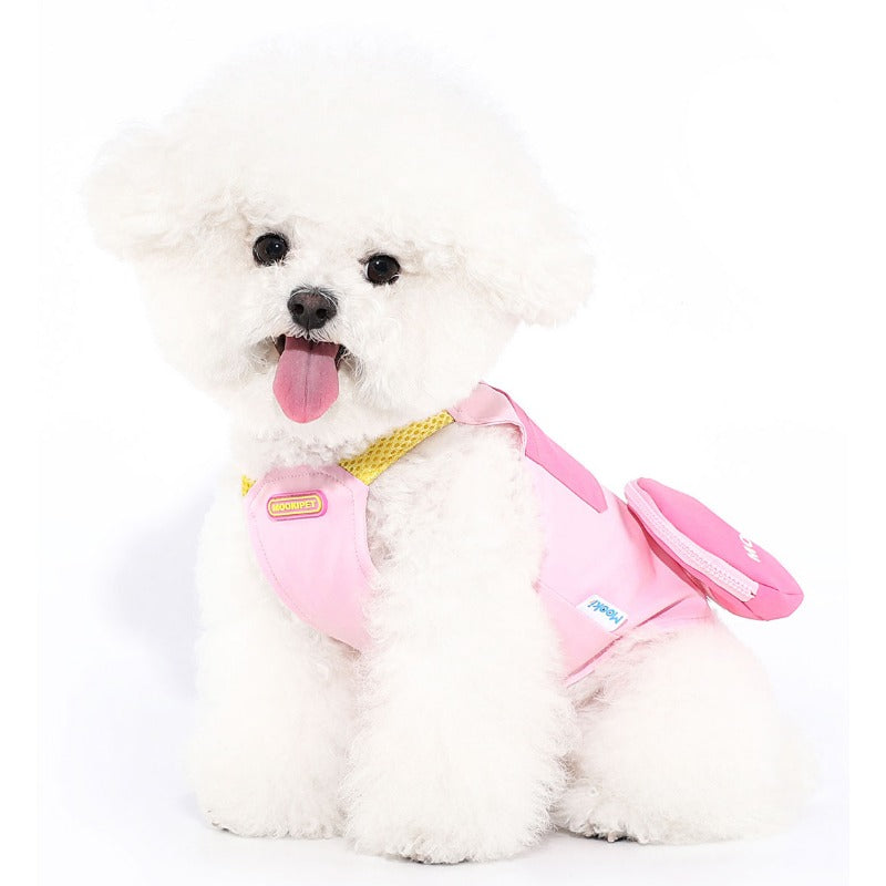 MookiPet® Mushroom Pendant Functional Vest - Pink for Dogs