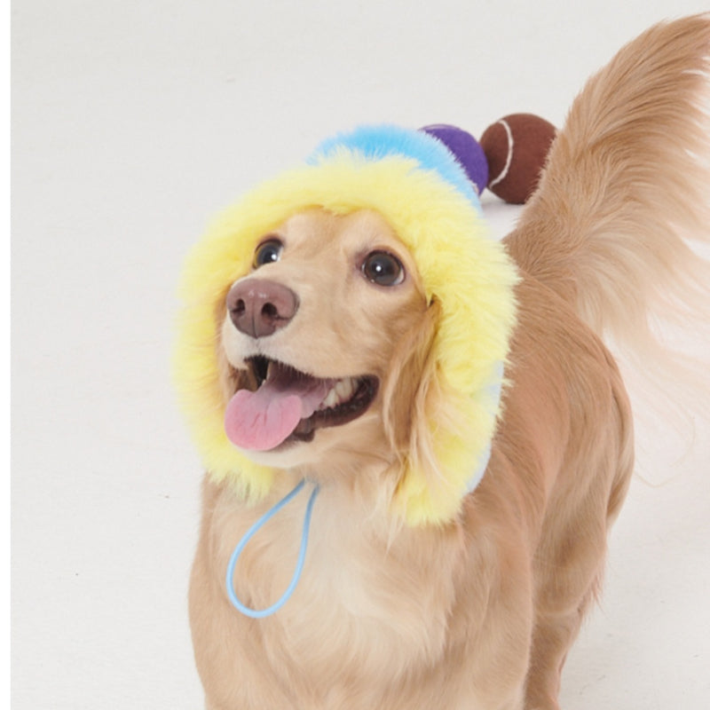 FuzFuz® Plush Ball Hat for Dogs