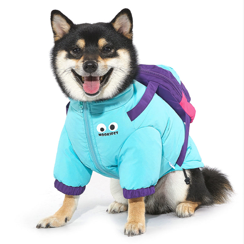 MookiPet® Blue Down Jacket for Dogs