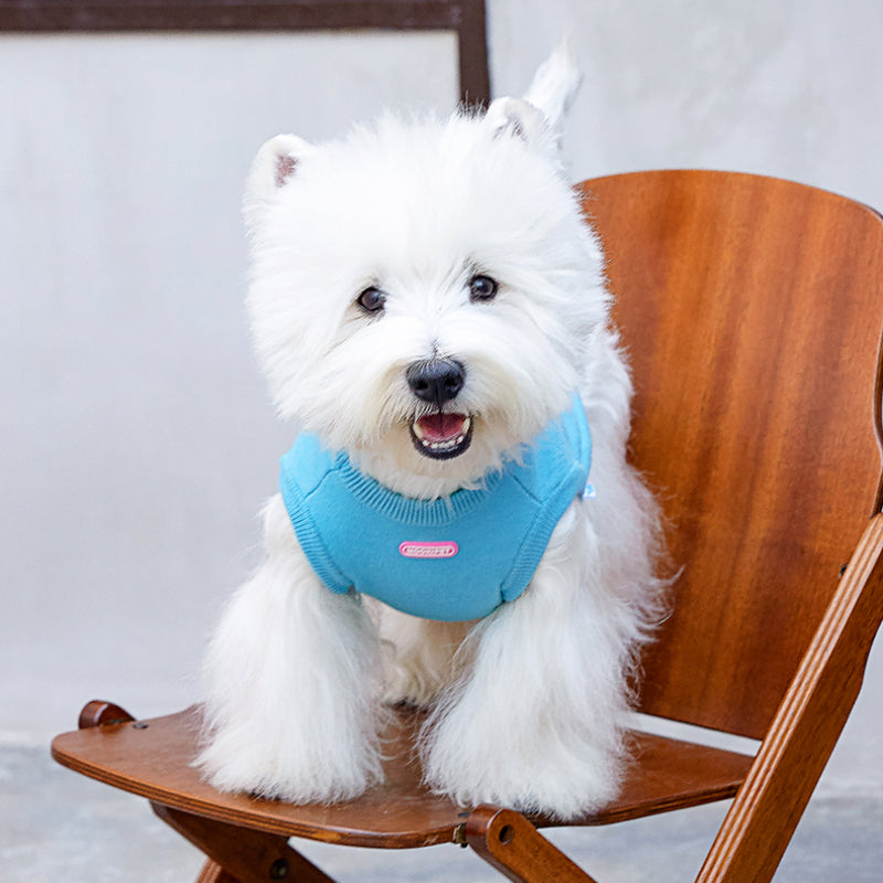 MookiPet® Blue Warm Sweater Vest for Dogs & Cats