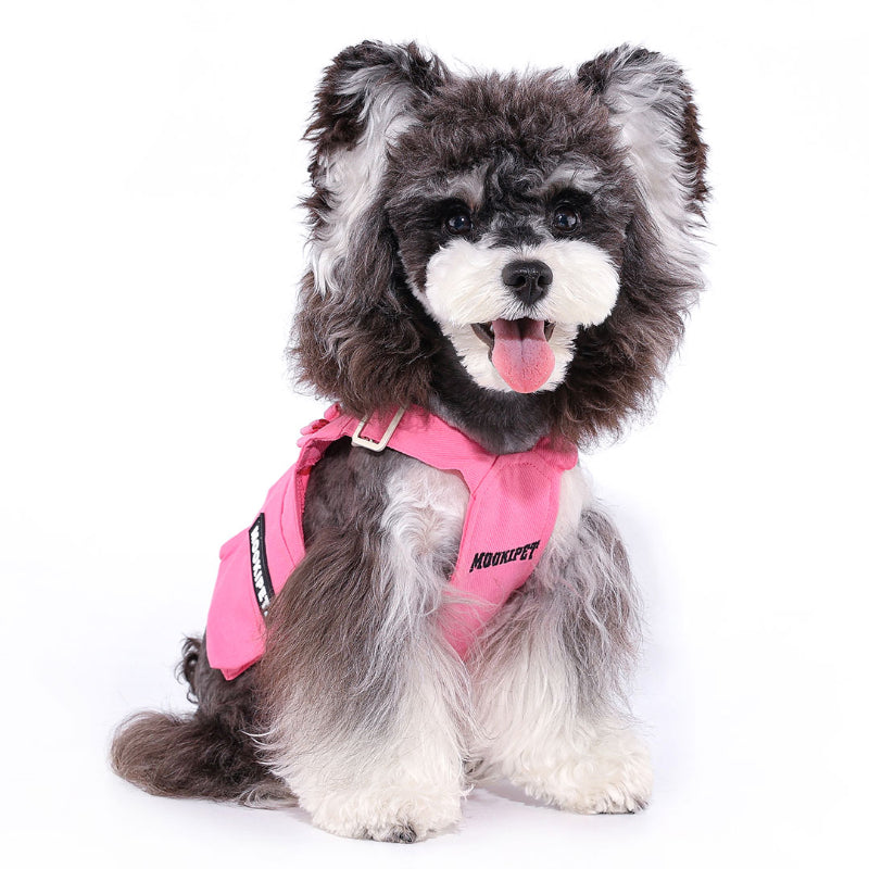 MookiPet® Pink Cargo Vest for Dogs