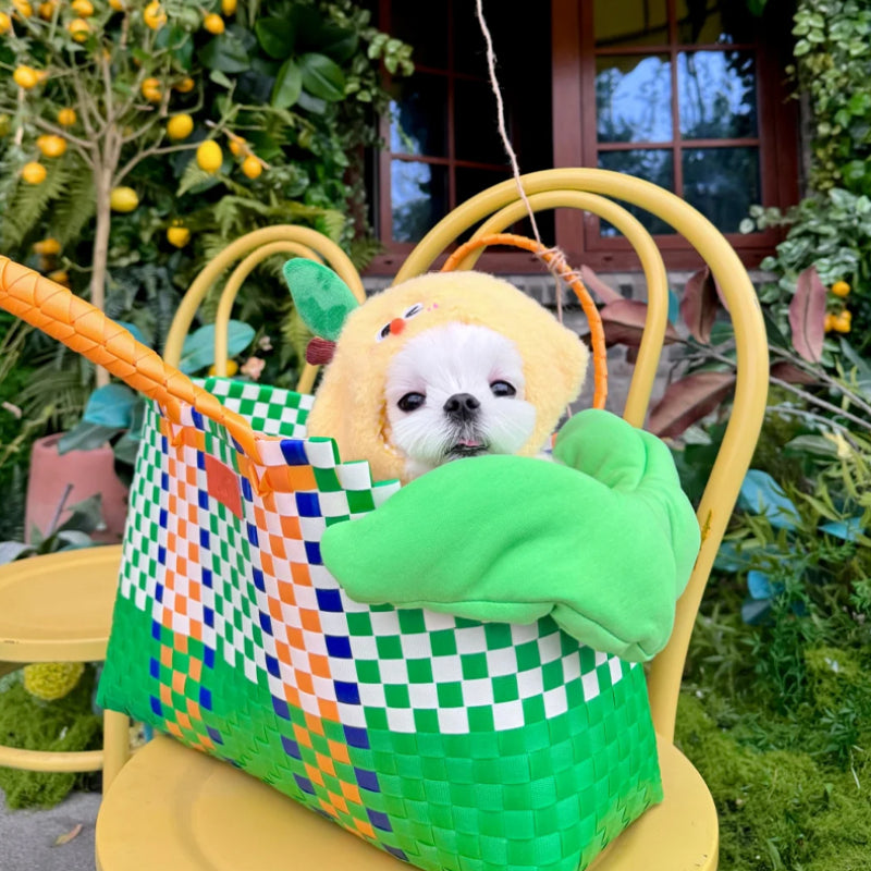 LIKAPAWS® Woven Pet Backpack For Outdoor