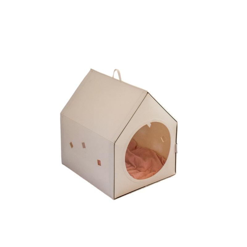 WURENDAO® Half-Covered Igloo Cat Bed - KIKOPALS