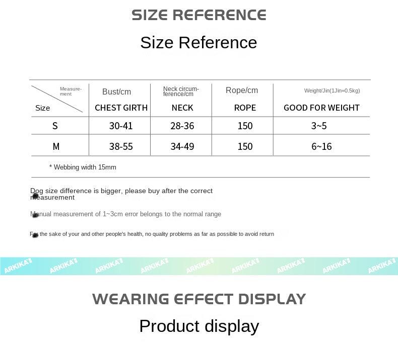 ARKIKA® Gradient No-Pull Dog Harness Leash - KIKOPALS