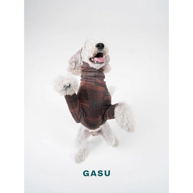 GASU® Pink and Brown Gingham Dog Apparel - KIKOPALS