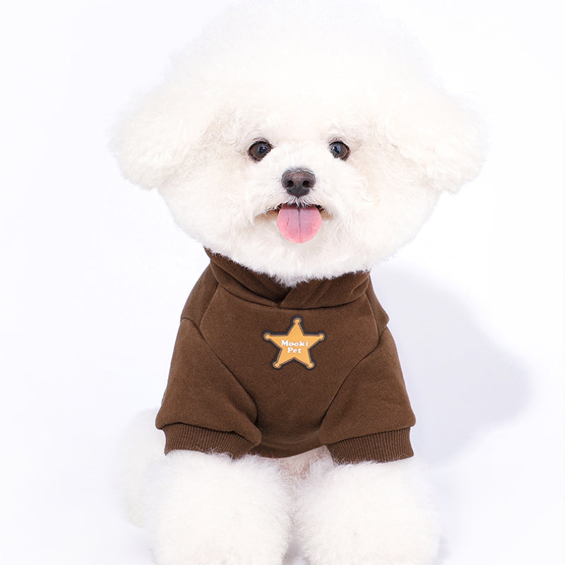 MookiPet® Brown Hoodie for Dogs & Cats