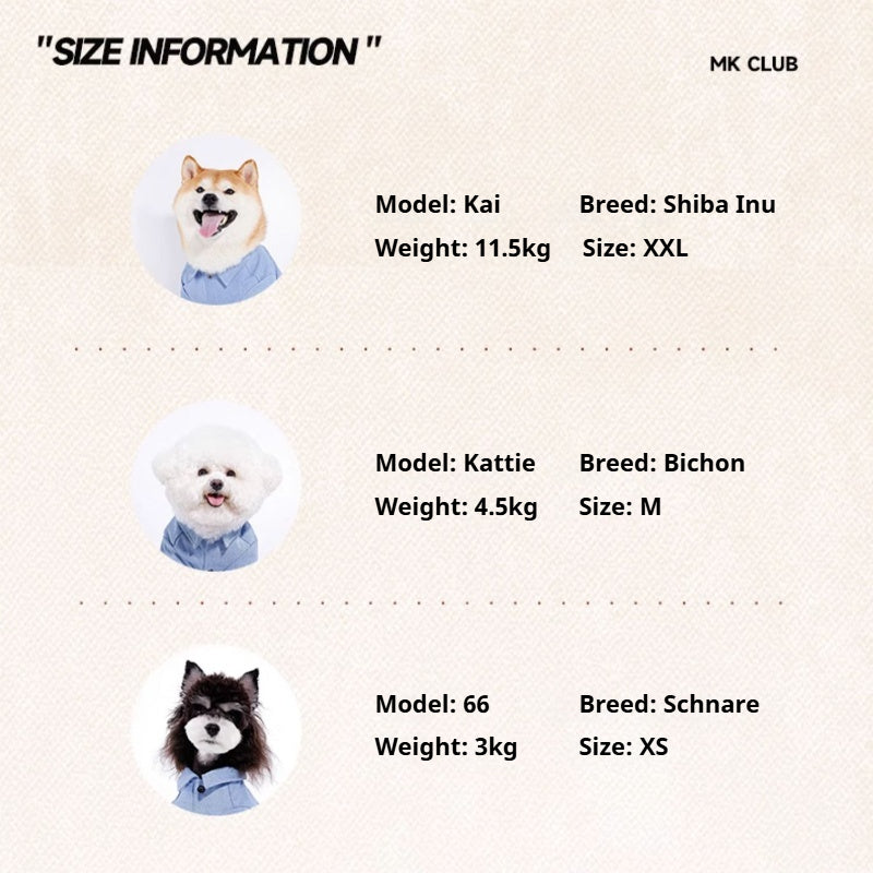 MookiPet® American Blue Denim Shirt for Dogs