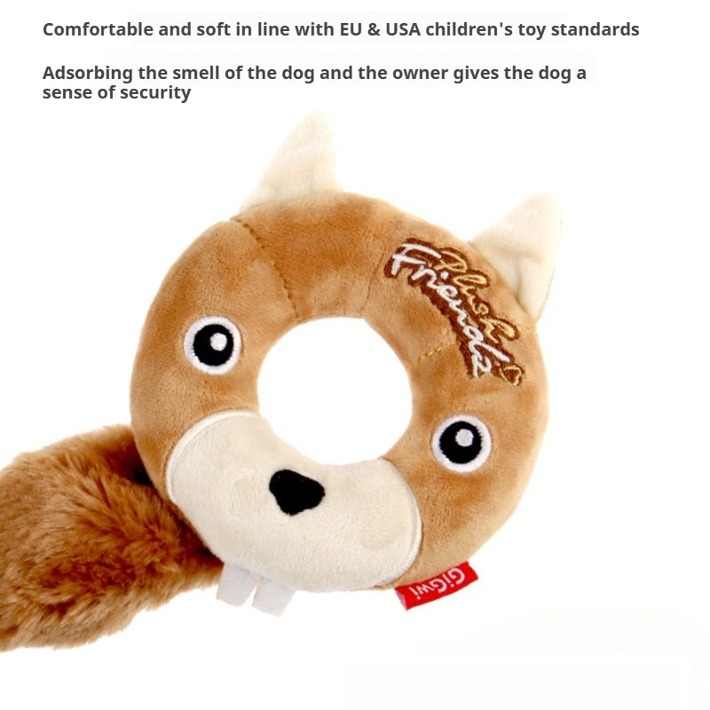GiGwi® Donut Series Squeaky Plush Dog Toy