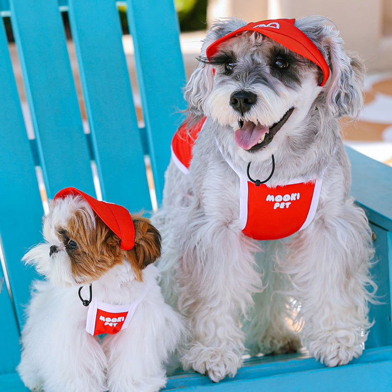 MookiPet® Sun-proof Red Hat for Dogs