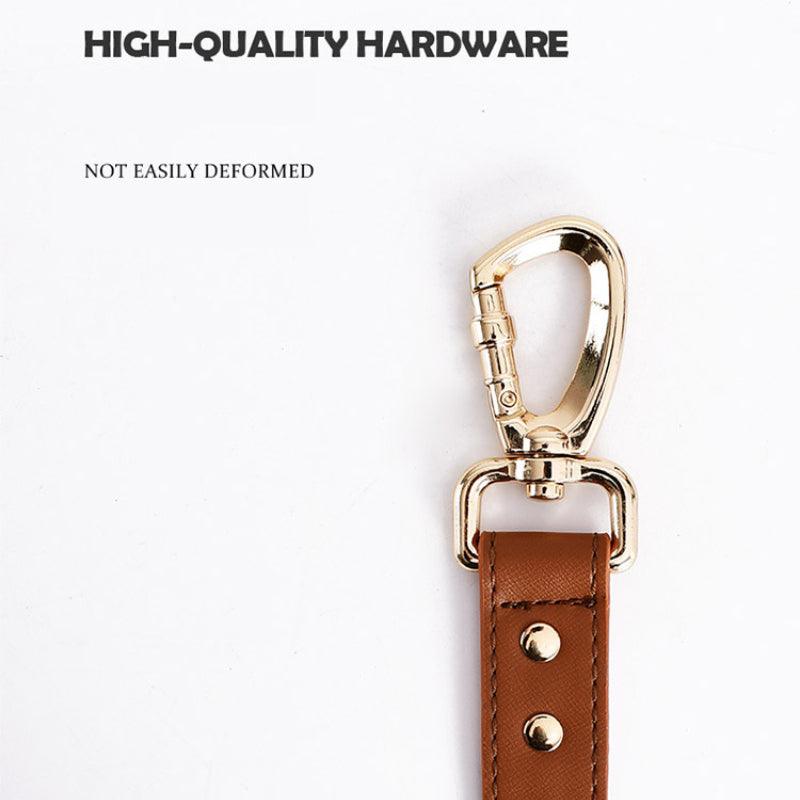 Minly® Leather Dog Harness & Leash Set - KIKOPALS