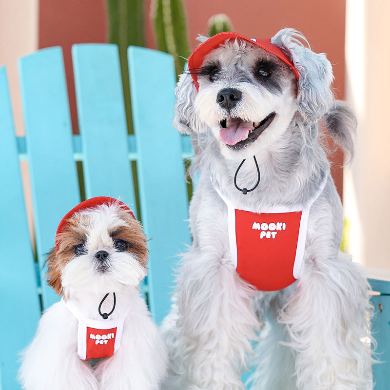 MookiPet® Sun-proof Red Hat for Dogs