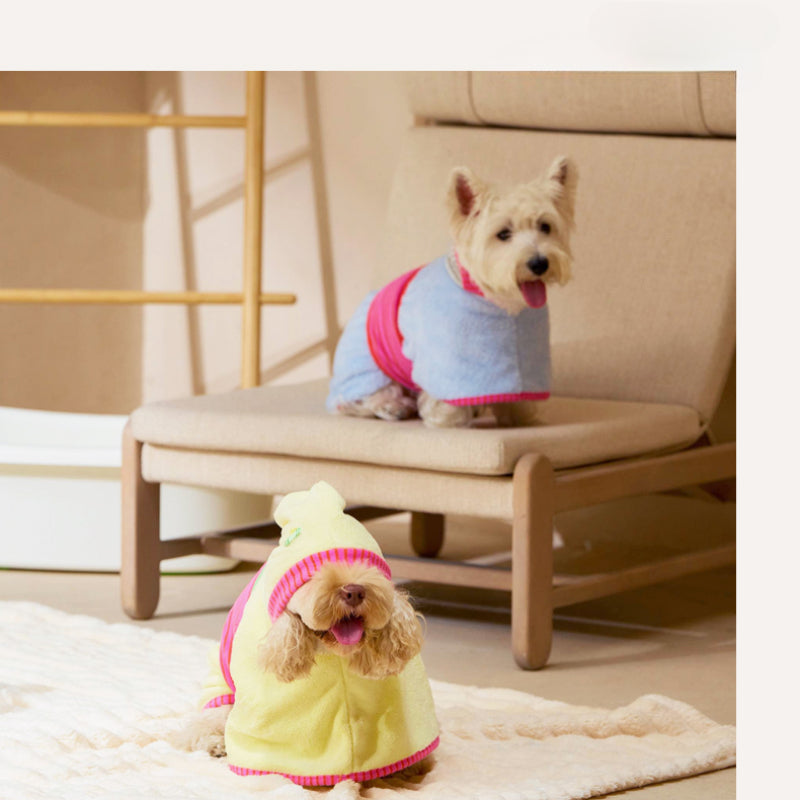 LIKAPAWS® Reversible Pet Bathrobe For Dogs